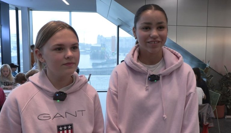 Ida og Olivia fra Narvik